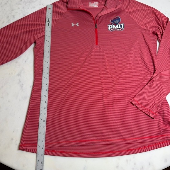 Under Armour RMU Colonials 1/4 Zip Pullover Mens XL Red HeatGear NCAA - Picture 4 of 7